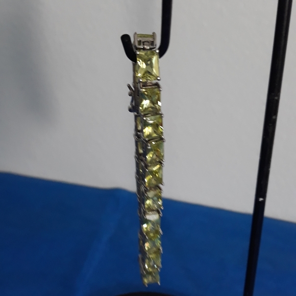 R CZ 925 CHINA STERLING SILVER BRACELET - Picture 4 of 9